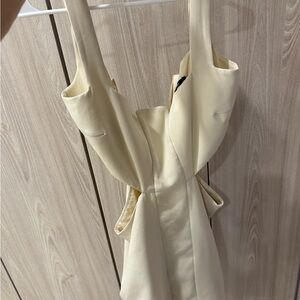 Chic Cream Mini Dress
